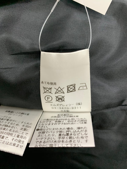 エムズグレイシー 417618 スカート 40 ブラック ツイード ウール ITJO9O741HN5