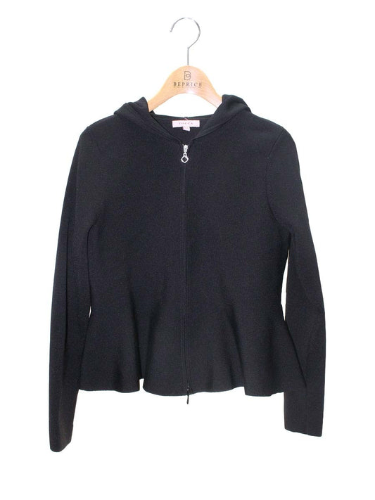 トッカ KRTOBA0220 パーカー XS ブラック ジップアップ IT64396ISU6R