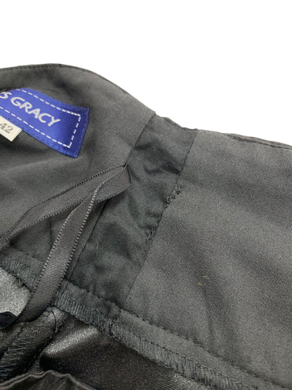 エムズグレイシー お花刺繍ロングフレアースカート 417310 42 ブラック ITDAY3IX5ADN