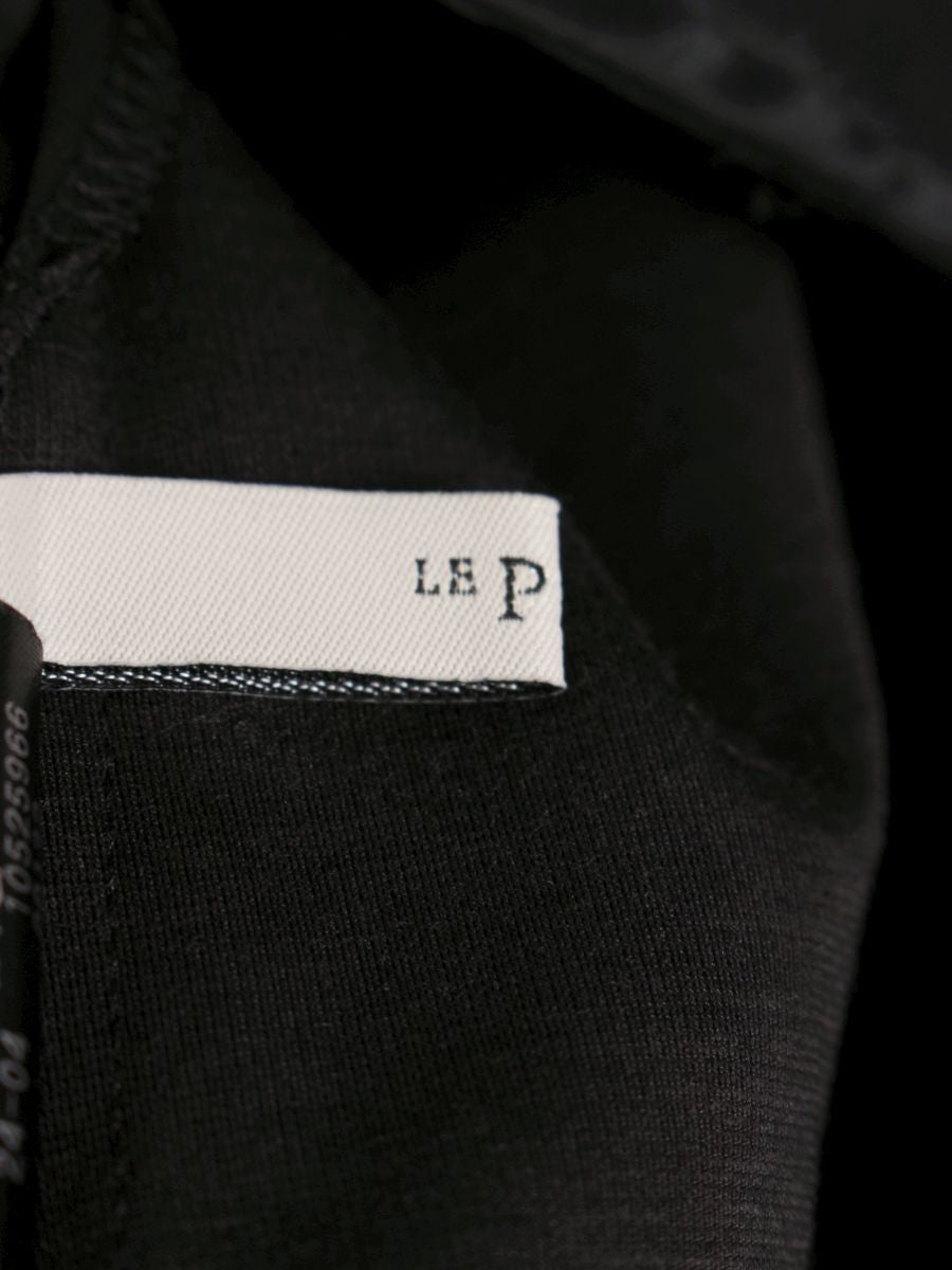 ルフィル 534-4130113 パンツ 0 ブラック ウエストギャザー ワイド ITTWRG1R83B4