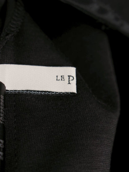 ルフィル 534-4130113 パンツ 0 ブラック ウエストギャザー ワイド ITTWRG1R83B4