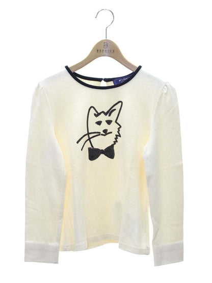 エムズグレイシー 115603 トップス 38 アイボリー アニマルロゴ ITZP6B3ON2WU