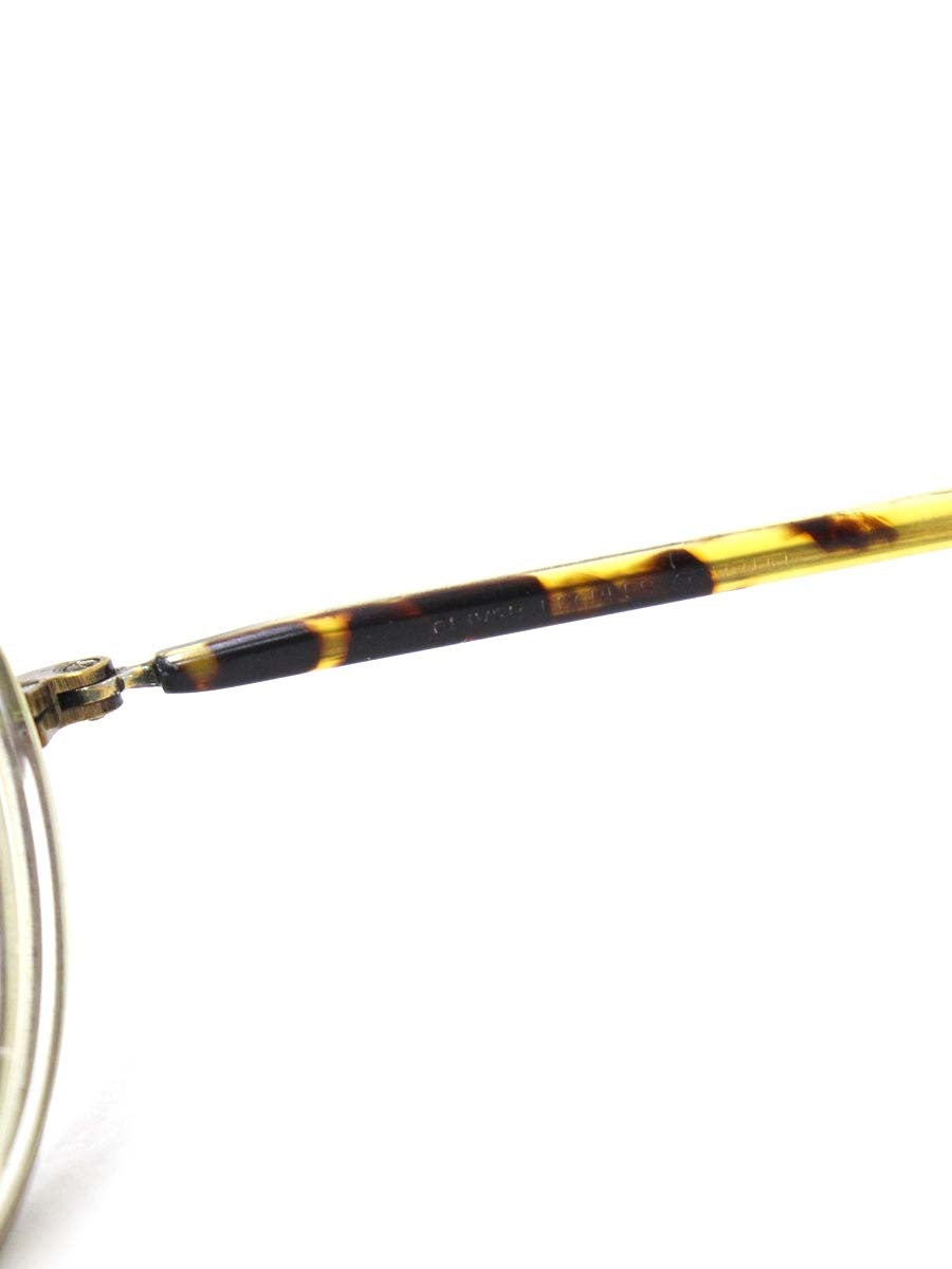 オリバーピープルズ OP-5 OV メガネ ゴールド メタルフレーム フルリム ラウンド 1990's (生産：オプテックジャパン期) ITBOU6ANKHJ0 【SALE】