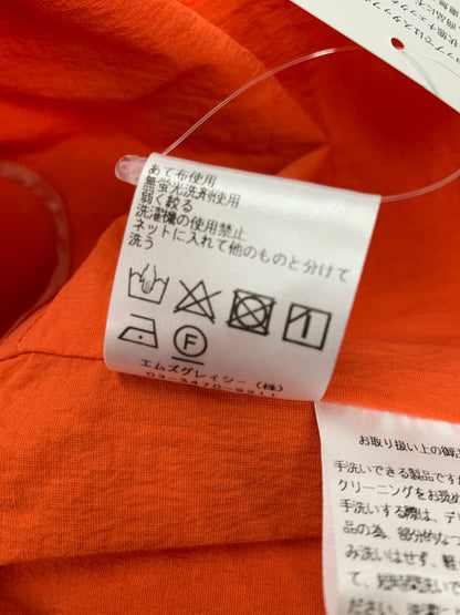 エムズグレイシー 414311 ジャケット 38 オレンジ ショート丈 リボンブローチ付き ITIZ5UXAH9M0
