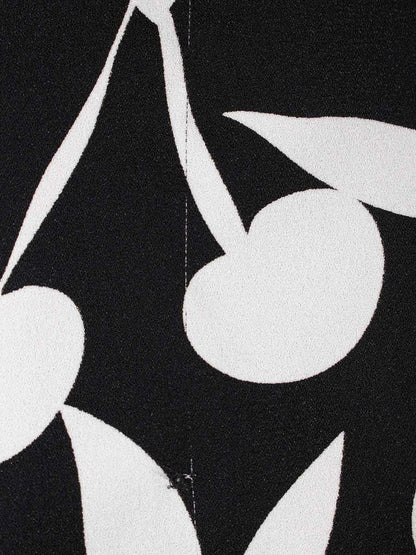 エムズグレイシー 117119 スカート 40 ブラック チェリーモチーフ ITBK66K68YCG