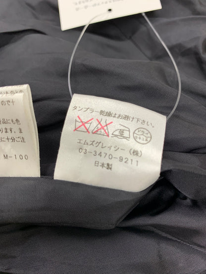 エムズグレイシー 229507 コート 38 ブラック ウール フリル ITPZB8E0PPRK 【SALE】