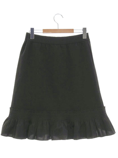 フォクシーブティック 36873 スカート 40 ブラック Aライン ニット ITJHTEAE3ARK