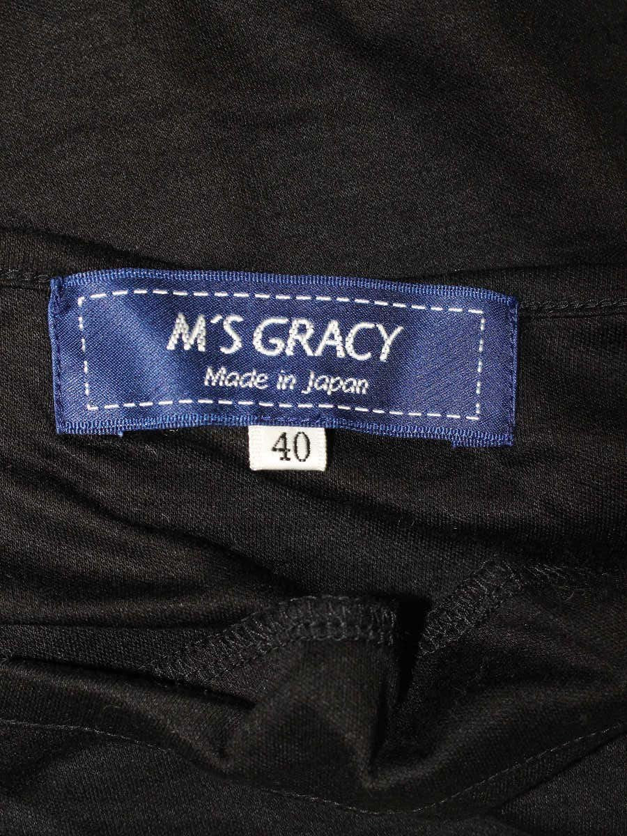 エムズグレイシー 725334 Tシャツ 40 ブラック ITBM1O3C3EXB
