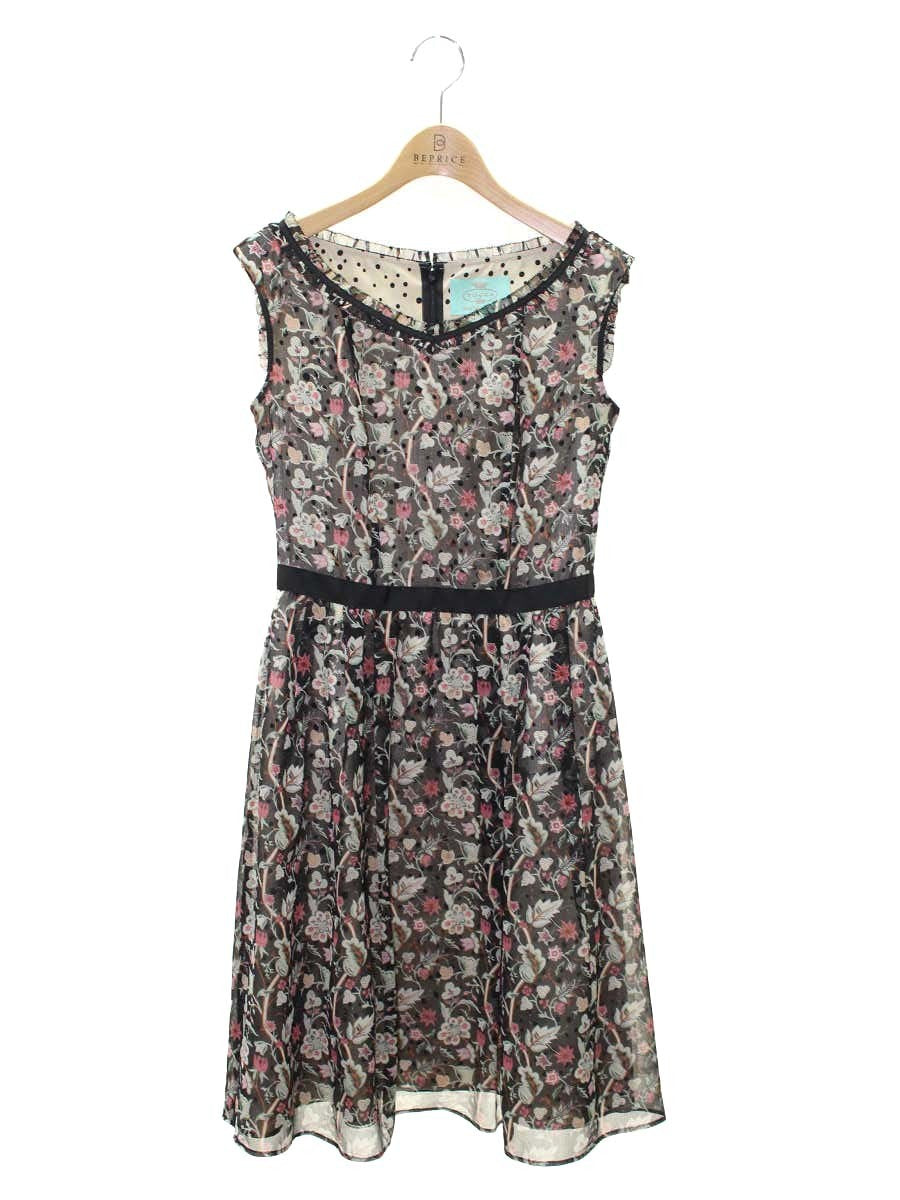 トッカ OPTOCW0320 ワンピース 0 ブラック/マルチカラー フラワーモチーフ ITKHPTIC99EE