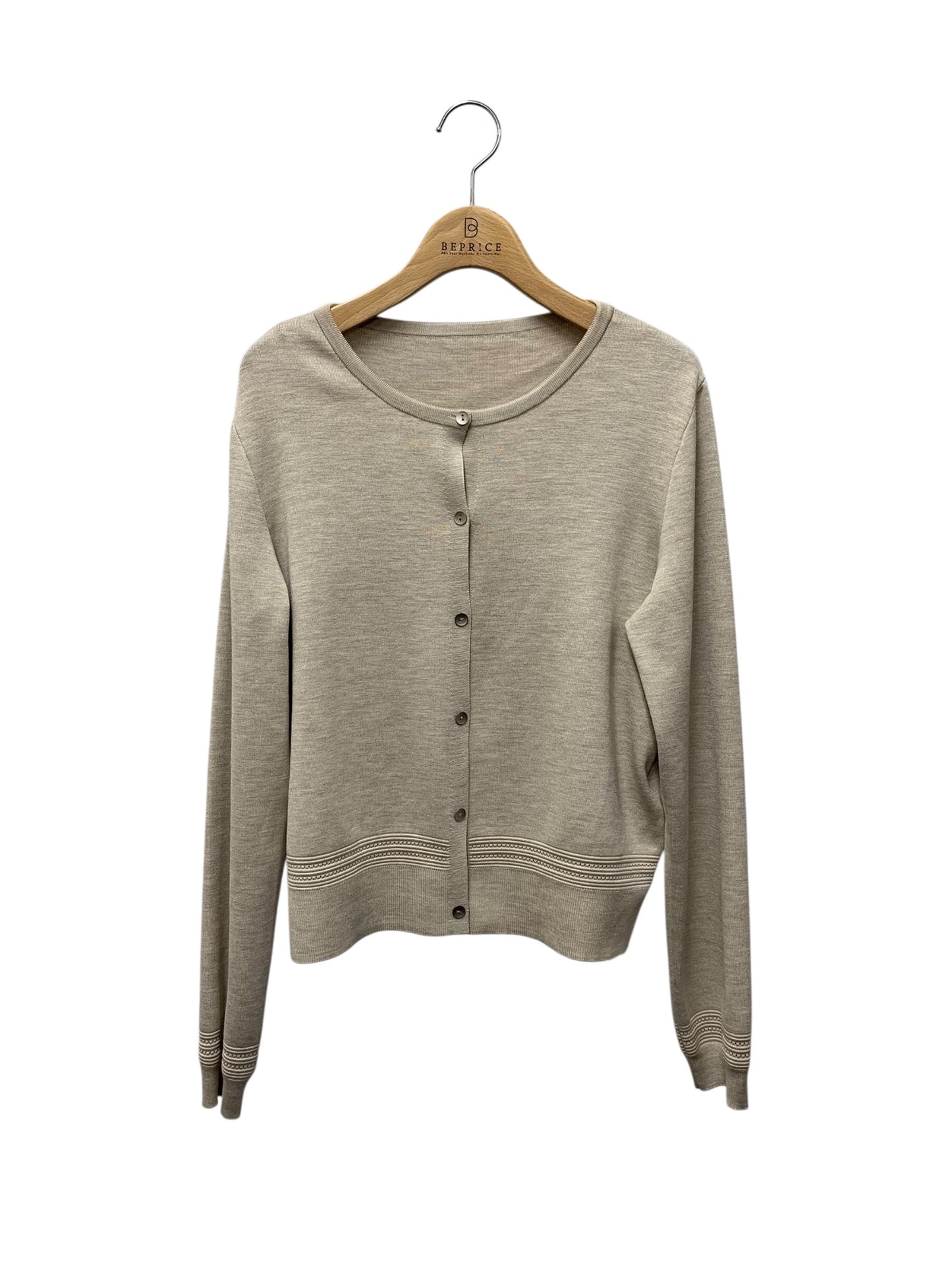 フォクシーブティック 40124 カーディガン 42 ベージュ Cardigan ITIJJL3UU51G
