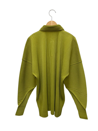 オムプリッセイッセイミヤケ HP43JM118 ポロシャツ 3 ライトグリーン プリーツ ITV3J4HF3OM7