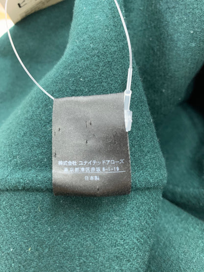 ドゥロワー ウール バックファスナー スカート 6524-234-1250 36 グリーン ITMYS4WO3FEO