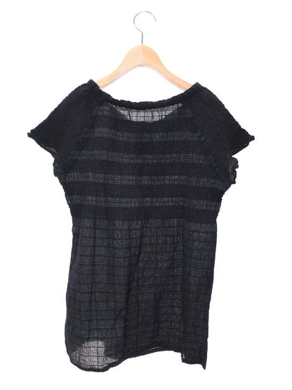 ミーイッセイミヤケ MI32FK509 プルオーバー ブラック リボン カリフラワー IT607PPBS4Z0 【SALE】