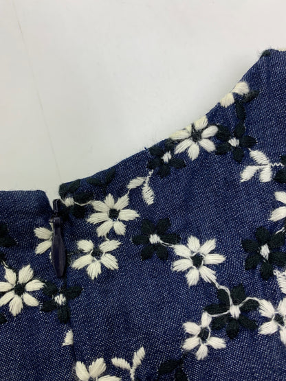 チェスティ 8S533 ワンピース 1 ネイビー フラワー刺繍 ITMJRQ3EOIIS
