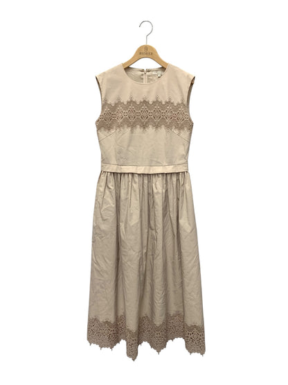 エポカ レースコンビタフタドレス エポカ　M5J14-339-40 ワンピース 40 ベージュ 24SS IT0COPL3F2U0