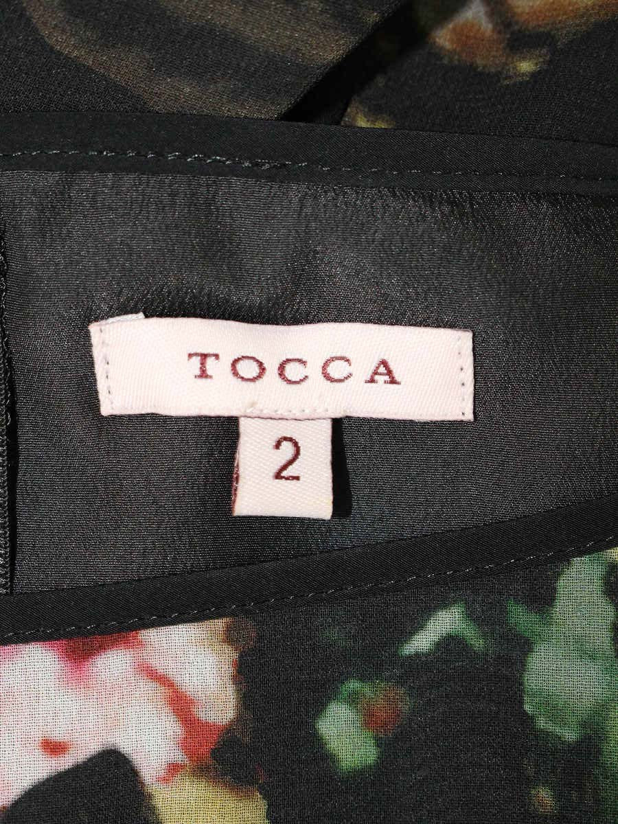 トッカ COPTOHM0370 ワンピース 2 ブラック フラワープリント ITRE4G2SA6GI 【SALE】