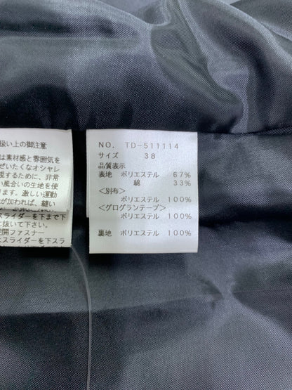 エムズグレイシー 511114 ワンピース 38 グレー リボン センタージップ ITNH1TIRUVGX