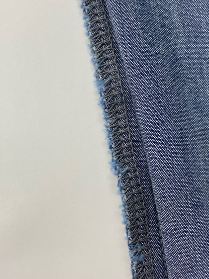 エムズグレイシー 316304 38 ブルー ボタンアクセントデニムパンツ ITM6KG0O2EXY