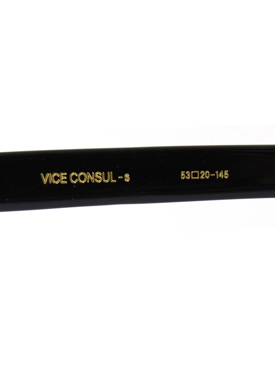 オリバーゴールドスミス VICE CONSUL-s メガネ ブラック/ゴールド セルフレーム フルリム ウェリントン IT6CJN3I7XY8
