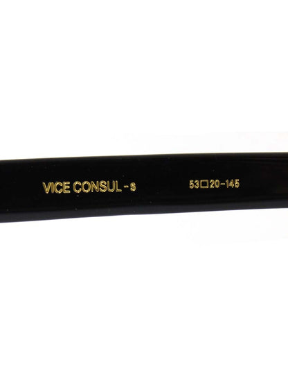 オリバーゴールドスミス VICE CONSUL-s メガネ ブラック/ゴールド セルフレーム フルリム ウェリントン IT6CJN3I7XY8