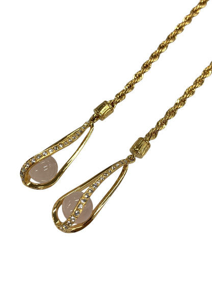 グロッセ ネックレス ゴールド ラインストーン フェイクパール IT9OKQS0S7VK