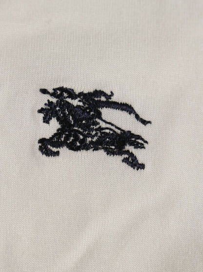 バーバリーブルーレーベル E1P75-550-02 カットソー 38 ホワイト ストレッチ ロゴ ITNPTQRN6ZFQ