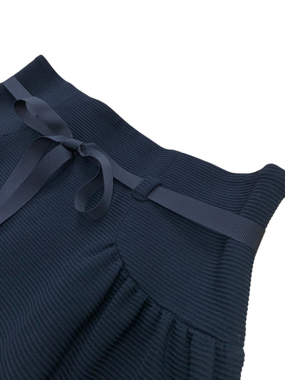 エムズグレイシー 017105 スカート 38 ブラック ウエストリボン ボックス IT7M60JYBTCZ 【SALE】