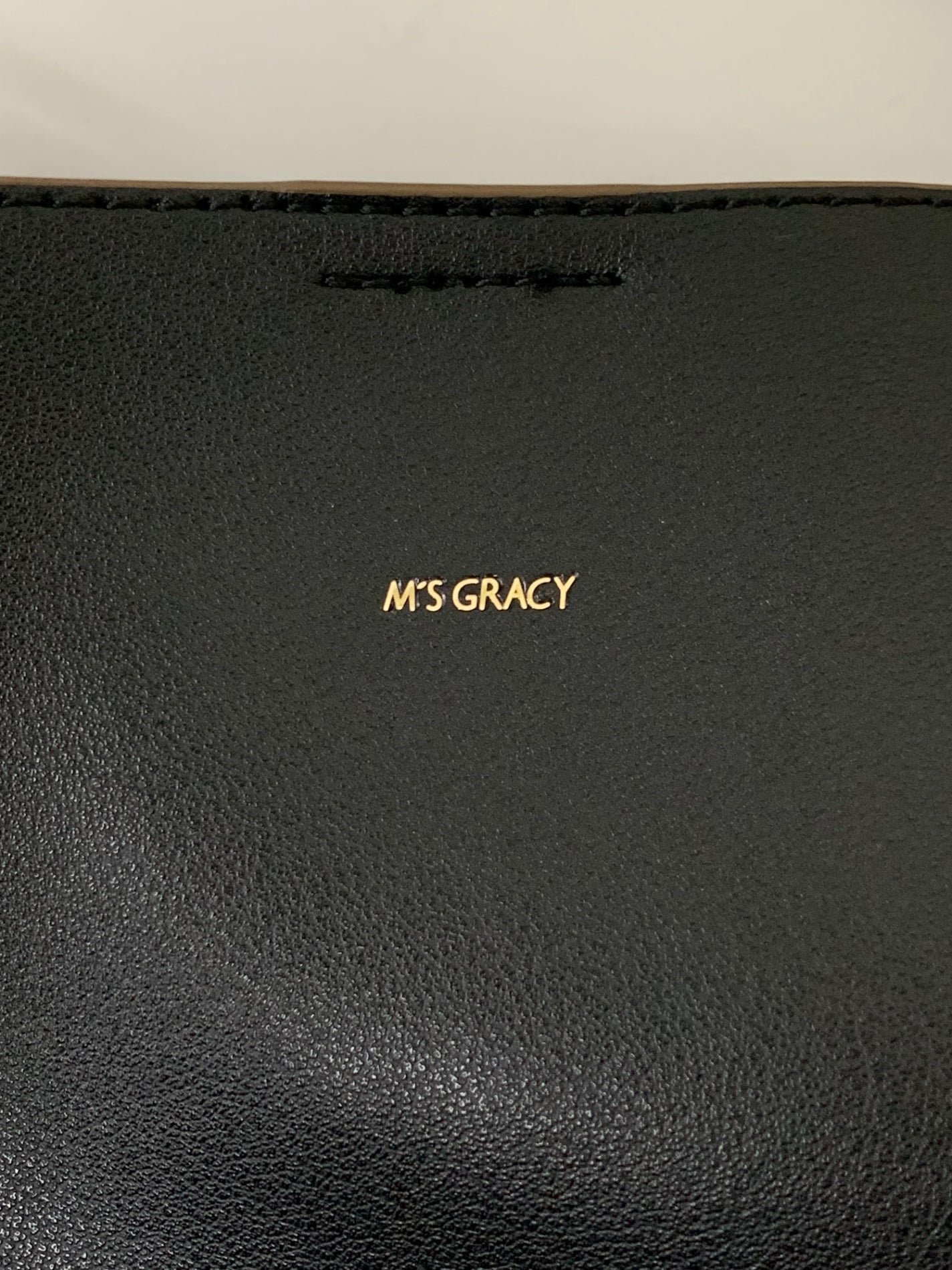 エムズグレイシー Bi-Color Tote Bag 994105 トートバッグ ブラック IT3LCP0XHMW8 【SALE】