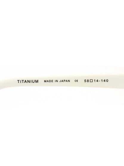 サムライ翔 ビジネスライン 智 SS-T29 LTD メガネ ホワイト 限定カラー メタルフレーム フルリム スクエア ITPPPESH5AXA
