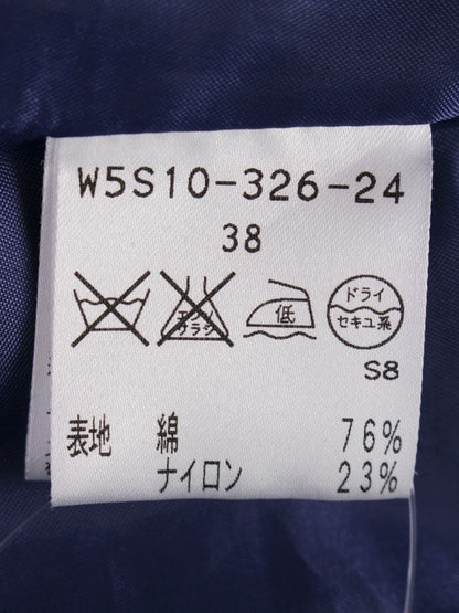 トゥービーシック W5S10-326-24 スカート 38 ブルー タックフレア ITRNALQDATVY