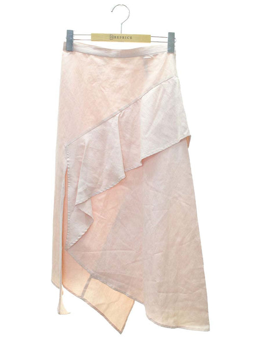 ウラ ジョンソン PS180303 スカート 2 ピンク ラッフル フレア ITYSVTNI4DKE