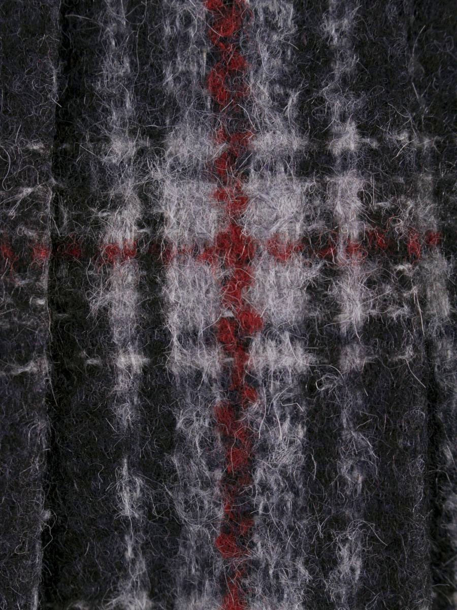 マックスマーラ RN73136 スカート 36 グレー チェック柄 ウール混 IT1Y3ADZ9IQ8 【SALE】