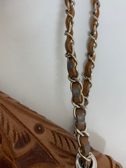 カービングトライブス ショルダーバッグ ブラウン チェーン ITQ22WY4CG18