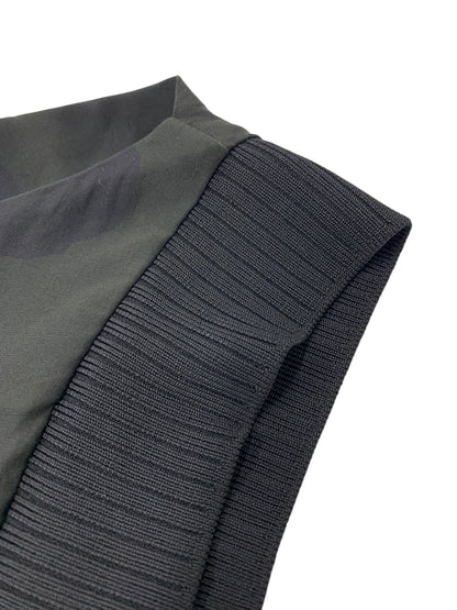 ジルサンダー JDX418A JX212 ワンピース 34 カーキグリーン シルク リブ ITRR3GEM7ZPK