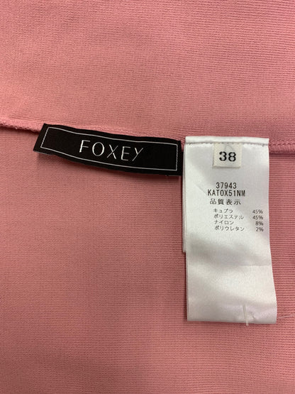 フォクシーブティック Knit Top Elegant Square 37943 ニットセーター 38 ピンク 2023年増産品 ITOBJZ91YYGO