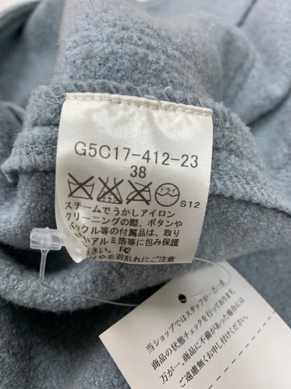 マッキントッシュロンドン G5C17-412-23 ロングコート 38 ブルー ウール ITU8TYRKAD2G