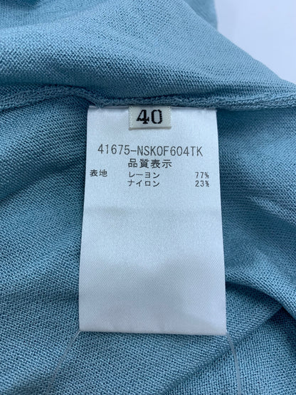 フォクシーニューヨーク LE PRINTEMPS 41675 カーディガン 40 ブルー ITMGVTLH7458