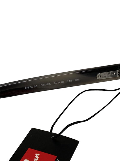 レイバン RB3750 サングラス ブラック 004/R5 メタルフレーム フルリム スクエア ITF4TT6L9G4T