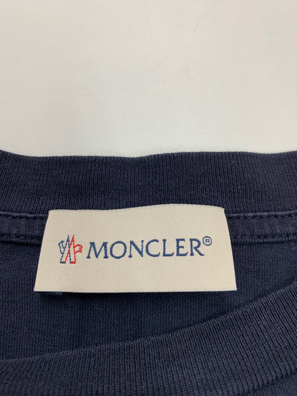モンクレール I29548C00002 83907 Tシャツ 14A ネイビー ロゴプリント IT0R7GAMQAVJ