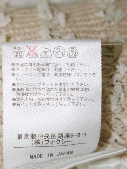 フォクシーニューヨーク エンジェルミルフィーユ 29339 ジャケット 38 ベージュ ITTAQTLY3LYC