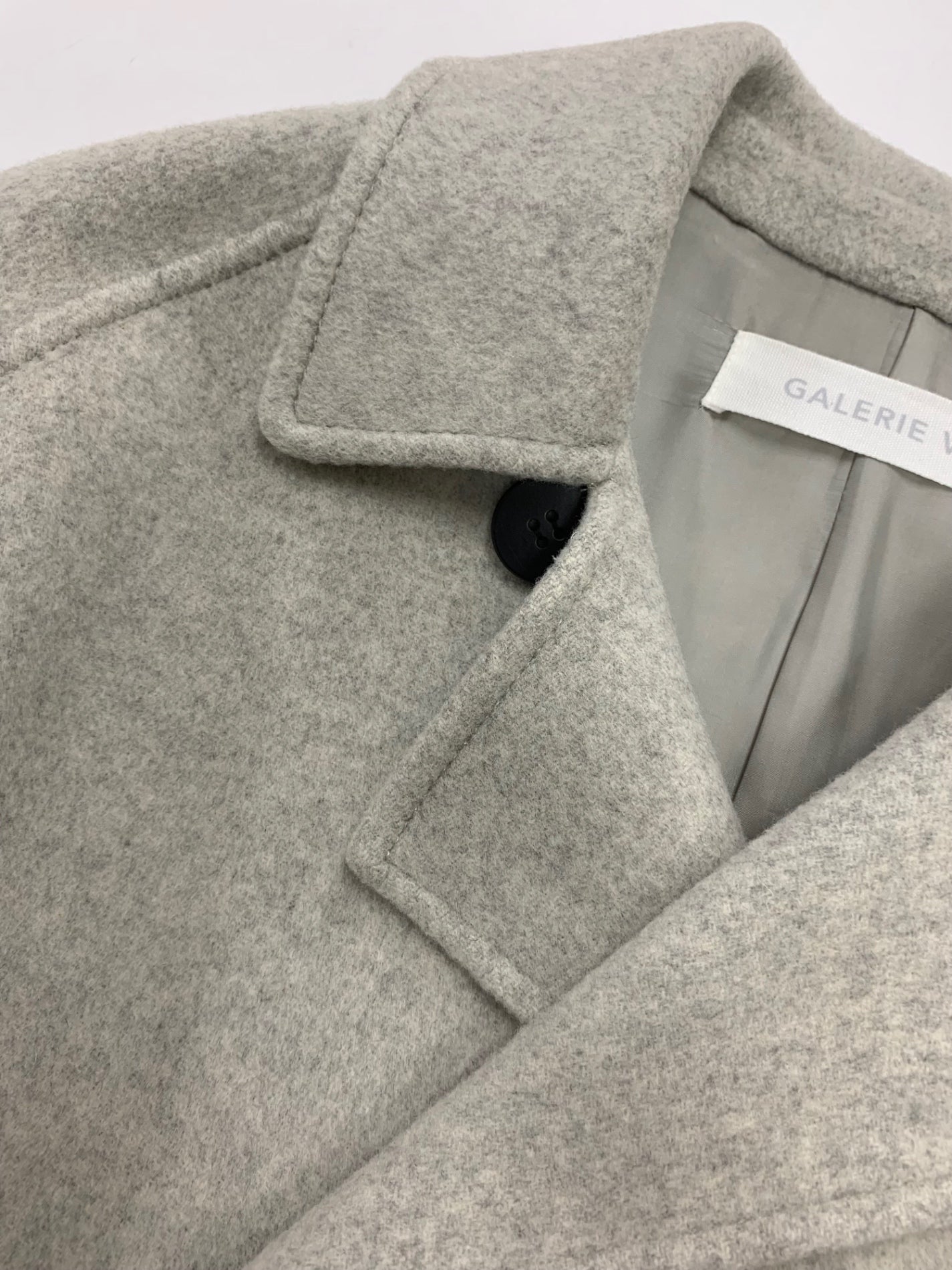 ギャルリーヴィー ウールカシミヤダブルフェイス オーバーコート 23-08-34-08302 F グレー ウール カシミヤ キュプラ ITT1B9VKYZEE