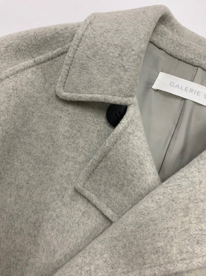 ギャルリーヴィー ウールカシミヤダブルフェイス オーバーコート 23-08-34-08302 F グレー ウール カシミヤ キュプラ ITT1B9VKYZEE