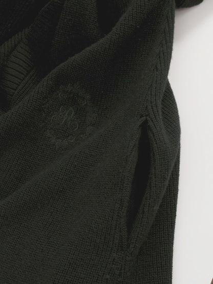 ルネ  René Limited Edition  6242920  カーディガン 34 ブラック  ロング パール ウール ITPR9GHV8Q6S