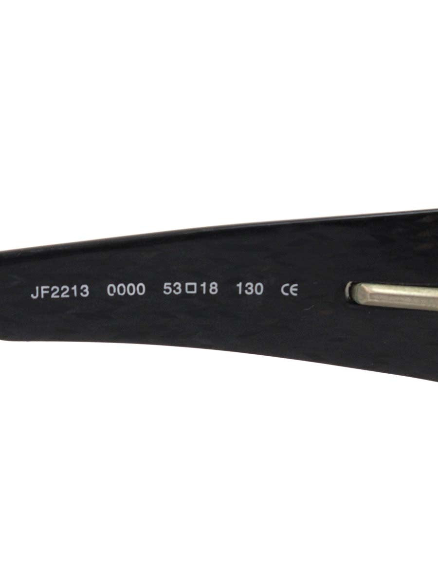 ジェイエフレイ JF2213 メガネ ブラック スクエア コンビフレーム IT4TKM98VM9K