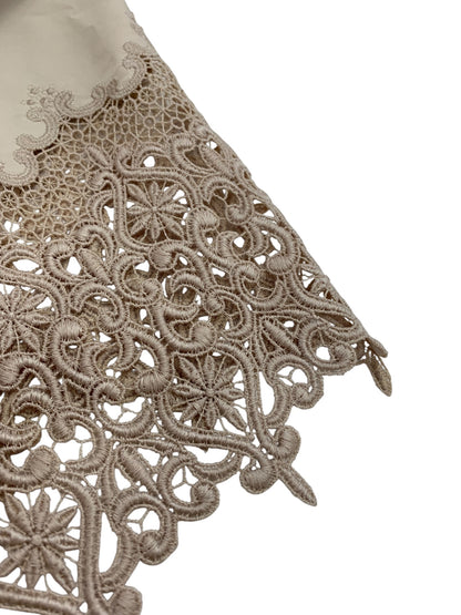 エポカ レースコンビタフタドレス エポカ　M5J14-339-40 ワンピース 40 ベージュ 24SS IT3TP4EAF1WW