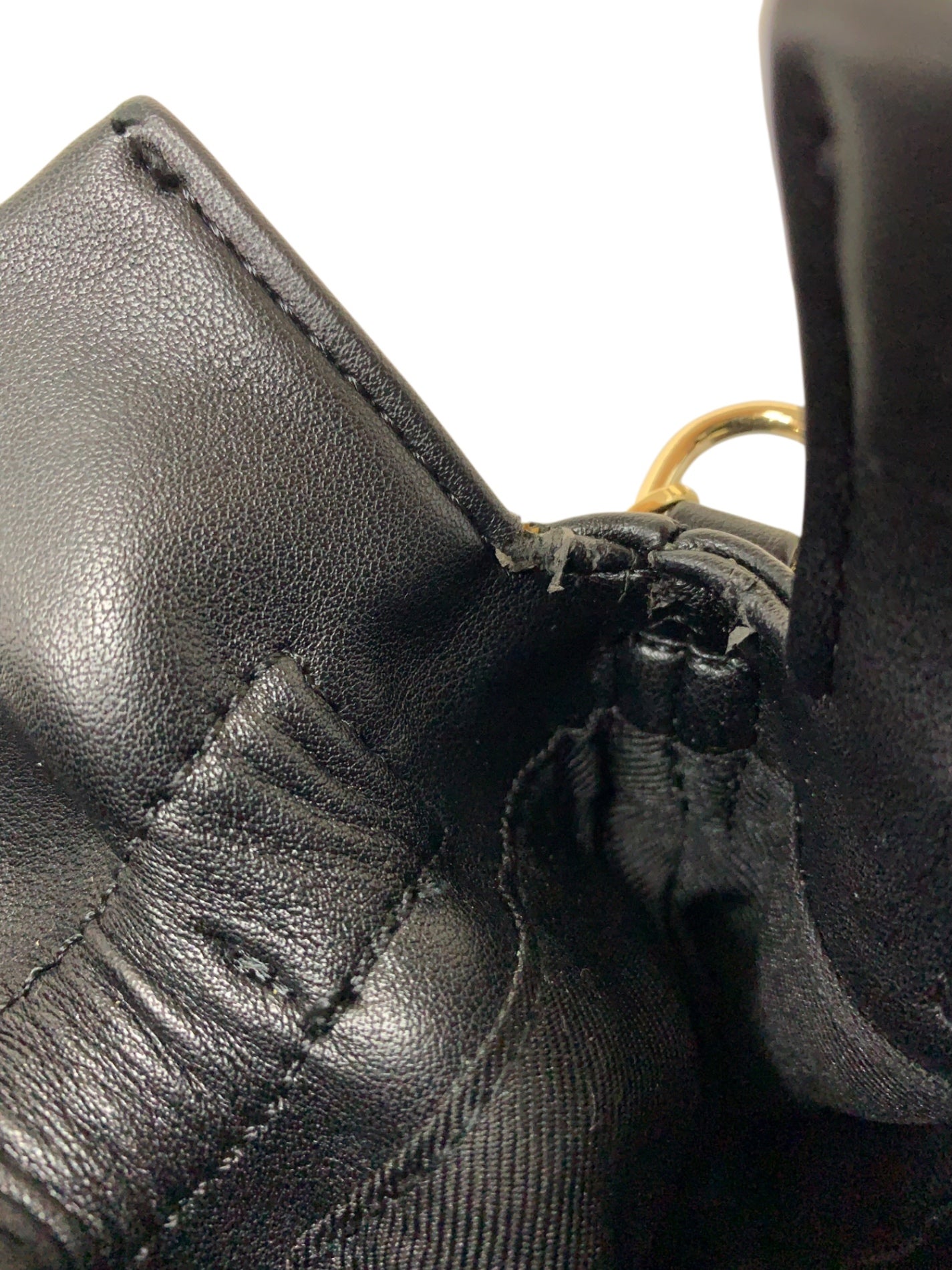 エムズグレイシー Pearl x Ribbon Bag 094303 ハンドバッグ ブラック パール リボン IT8SLD6472AC