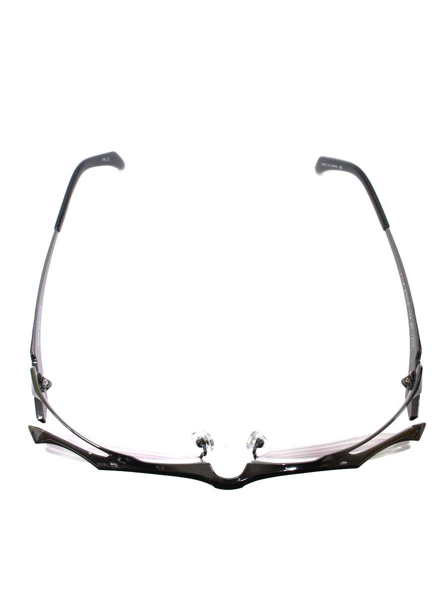 マサキマツシマ MF-1256 メガネ ガンメタル/シルバー/ブラック スクエア ハーフリム メタルフレーム ITRJYR1LN6TQ