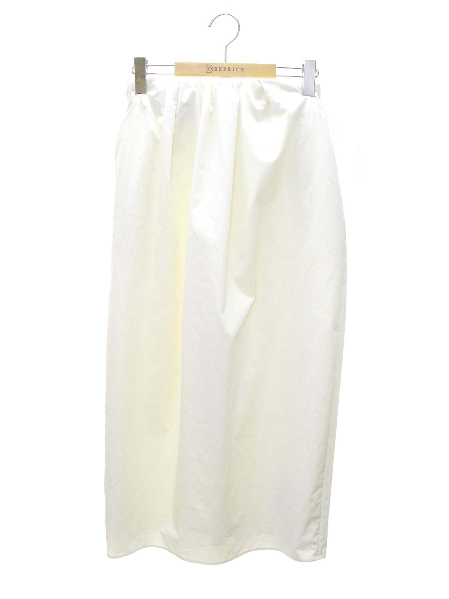 ユナイテッドアローズ コクーン タイトスカート ホワイト 1524-257-5183-0130 36 アイボリー ‘23 ITWUWVSEUNHS