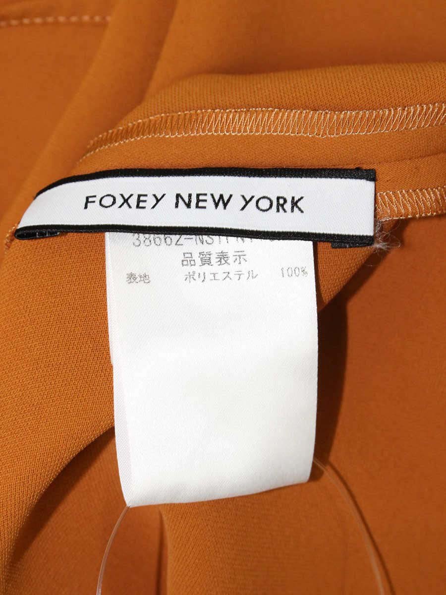 フォクシーニューヨーク ブラウス 38662 シャツ カットソー 38 オレンジ IT0NWRVE0DAS