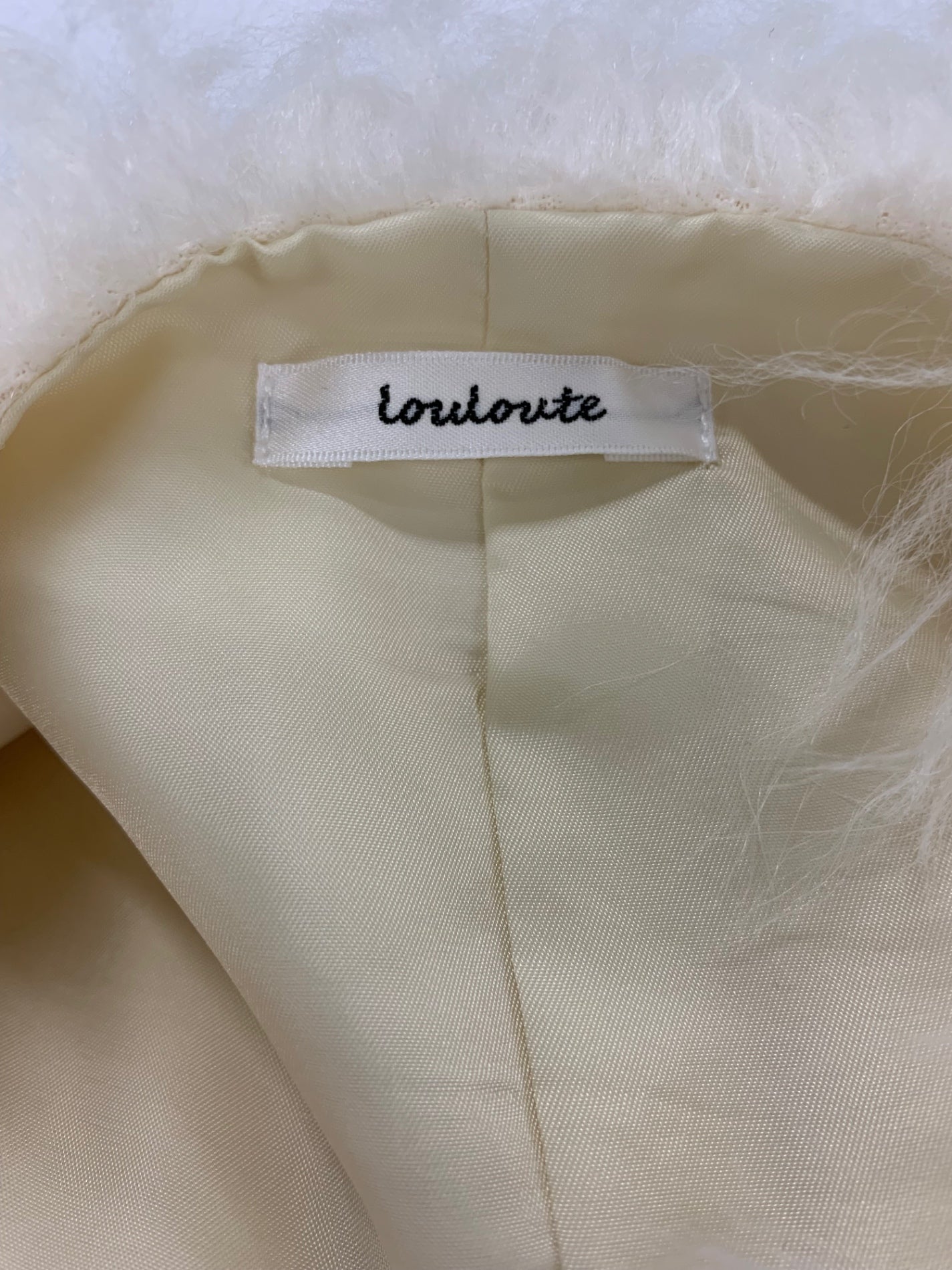 ルルット LU23-VEFW54 F ホワイト フェイクファー IT1MXMIEWQYM